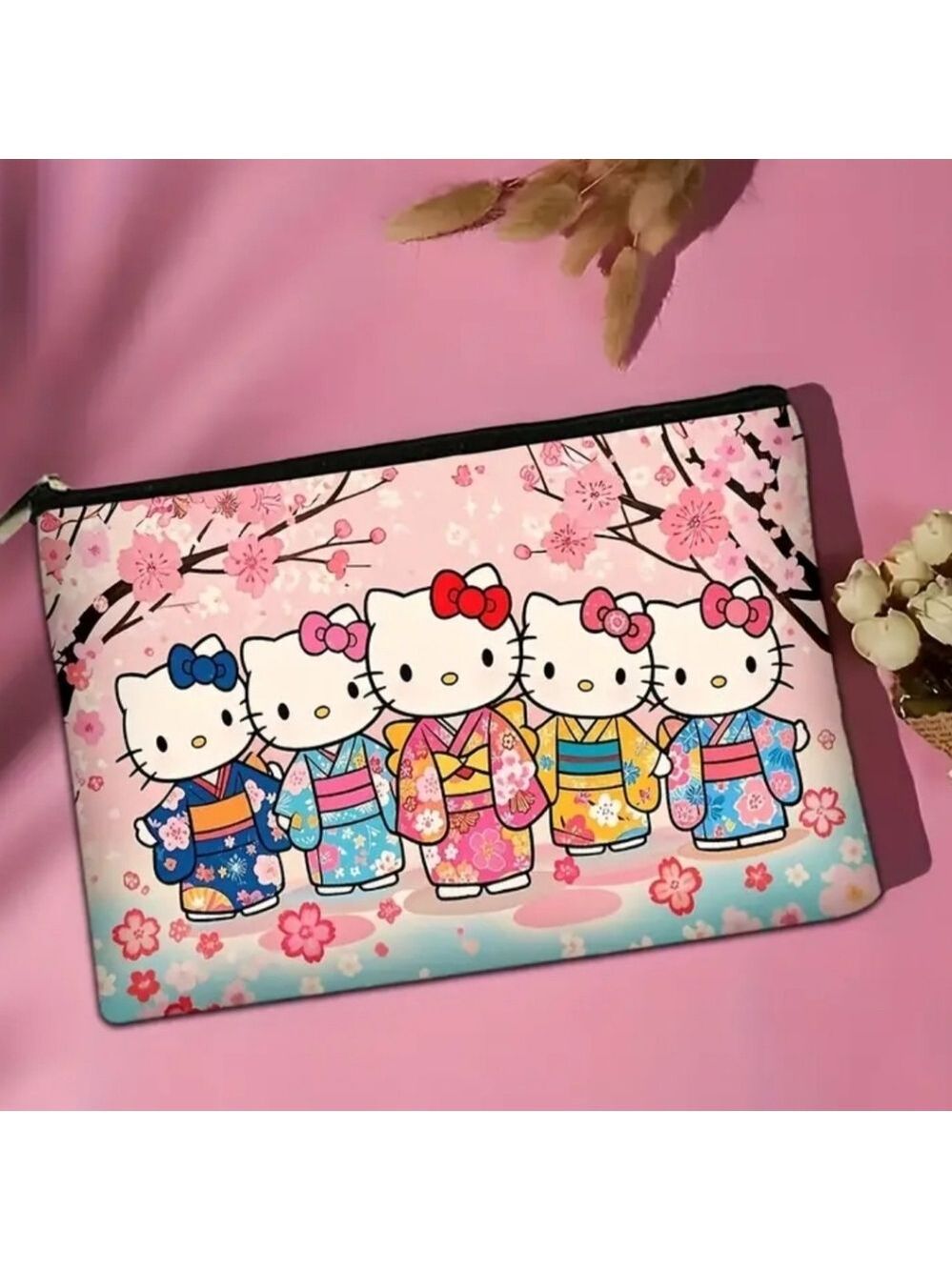 Hello Kitty Kimono Cosmetics Case